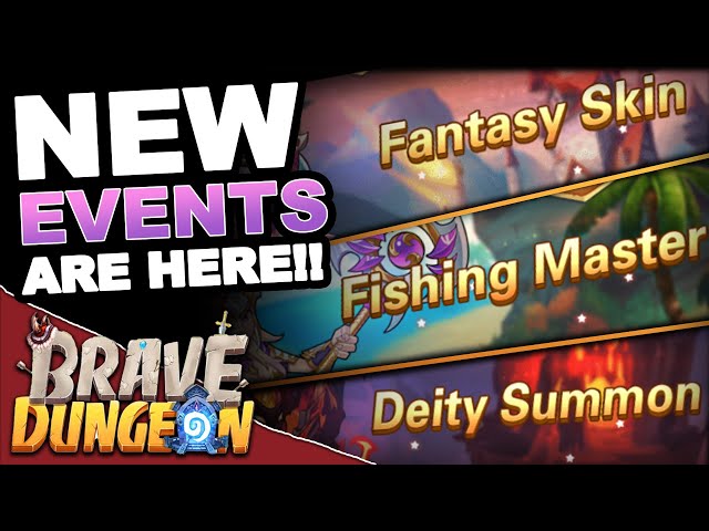 NEW Skins, Fishing, & Deity Events Coming! - Brave Dungeon: Roguelite IDLE RPG