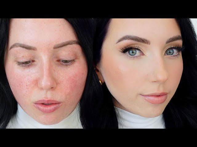 How to MINIMIZE PORES & BLUR SKIN! tips & full routine *natural lighting* so you can SEE EVERYTHING!