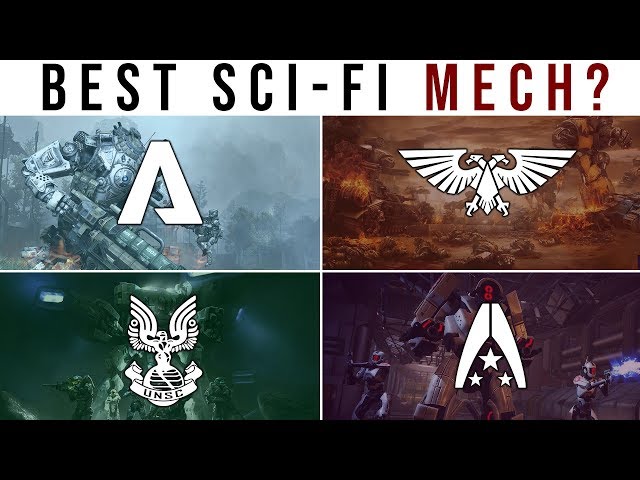 Which sci-fi MECH / TITAN is best? | Factions Compared: Halo, WH40k, Titanfall and Mass Effect