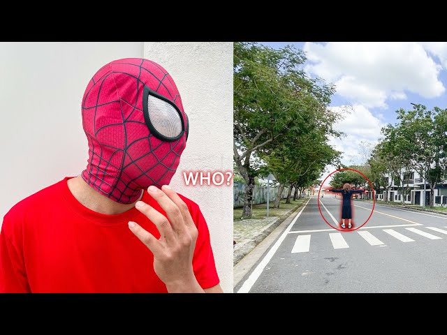 PRO 5 SPIDER-MAN Meet Mystery Serbian Dancing Lady ??? ( Scary Movie by SPLife TV )