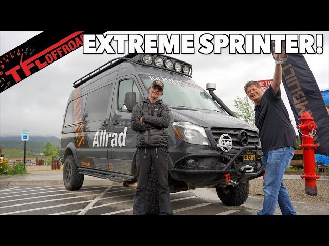 Meet The Mercedes-Benz Sprinter 4x4 That's as Capable as a Wrangler | It Has 3 Locking Diffs!