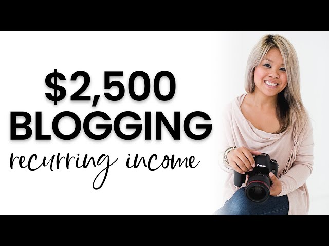 2 Hours of Work Blogging Generated $2,500 Month of Recurring Income | Blog Income Report 2021