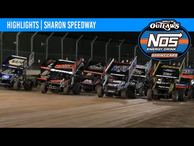 World of Outlaws NOS Energy Drink Sprint Cars Sharon Speedway, September 24, 2022 | HIGHLIGHTS