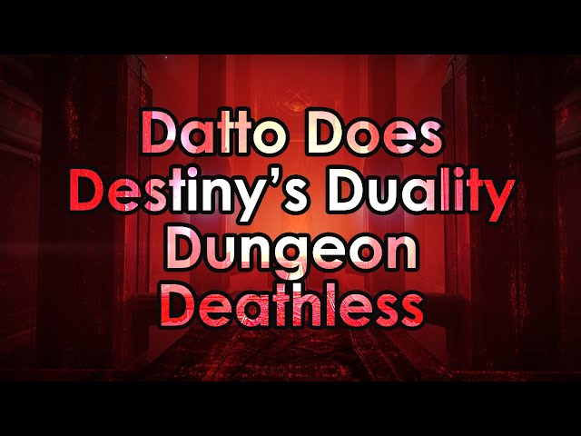 Datto Does Destiny's Duality Dungeon Deathless (Solo Flawless Titan PoV)