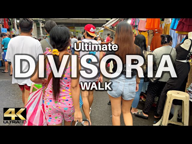 Real Walking Experience in DIVISORIA Manila Philippines [4K]