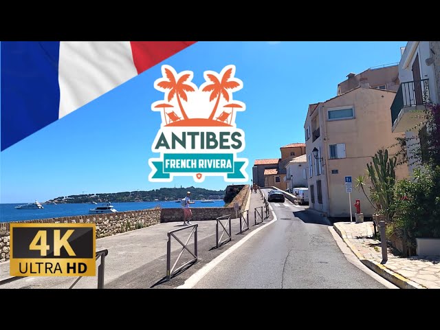 DRIVING IN ANTIBES, Provence-Alpes-Côte d'Azur, French Riviera, FRANCE I 4K 60fps