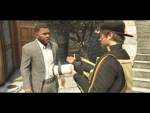 Franklin Meets Beverley The Paparazzi Reporter - GTA 5 Beverley Stranger Missions - PAPARAZZO