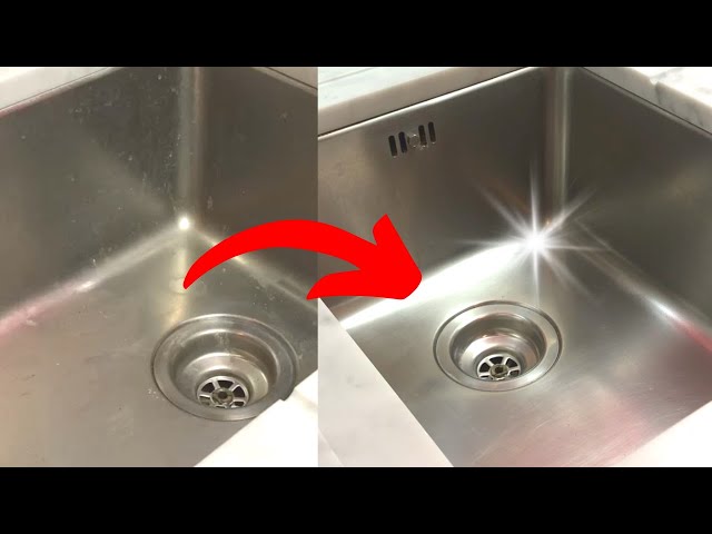 Achieving A Clean & sparkling￼ Kitchen Sink