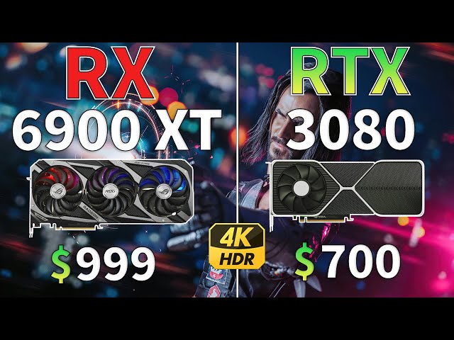 RX 6900 XT vs RTX 3080 - 4K 8 Games Benchmark Test