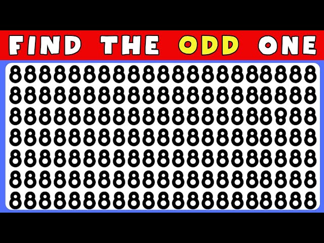 🔥🤩Find the Odd Emoji Challenge, Numbers & Letters 😎 #howgoodareyoureyes #emojichallenge