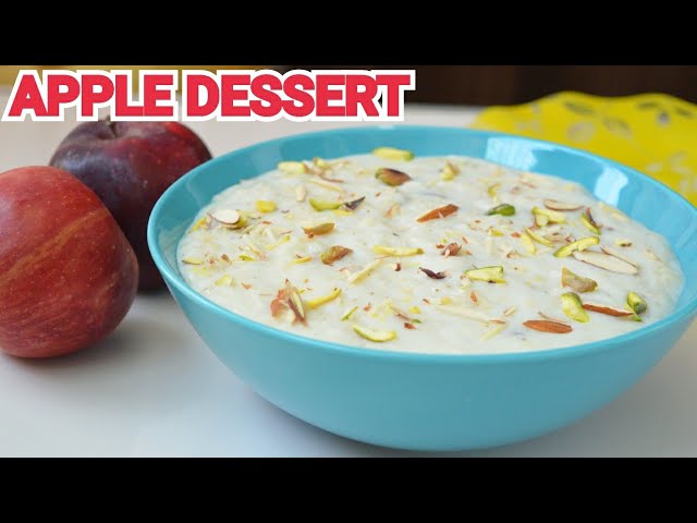 APPLE KHEER / Apple Dessert by (YES I CAN COOK)