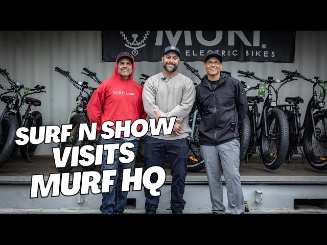 Surf n' Show visits Murf HQ to order the new "Higgs Step-Through"