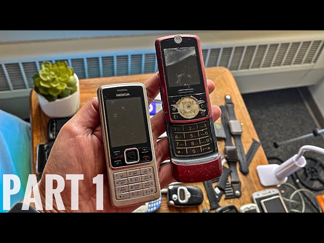 Trying To Fix 2 Heavily Water Damaged Phones | Nokia 6300 & Motorola RIZR Z3 | PART 1