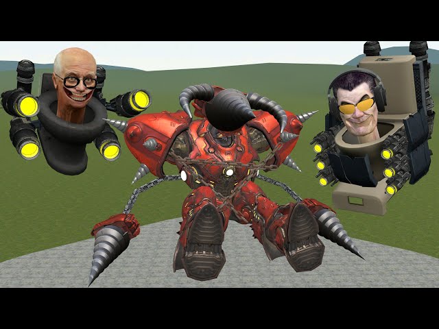 ULTIMATE DRILL MAN TITAN NEEDS HELP from Skibidi Toilets in Garry's Mod!