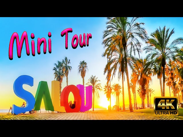 SALOU, Mini Tour, Summer Holiday, Family Favourite, Friendly, Fun, Great Beach, Winter Sun, 4K
