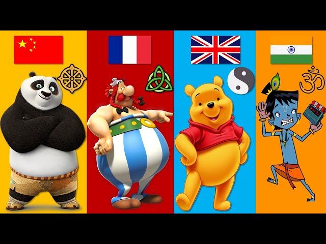 Cartoon Characters Religion From Different Countries | Pt.5