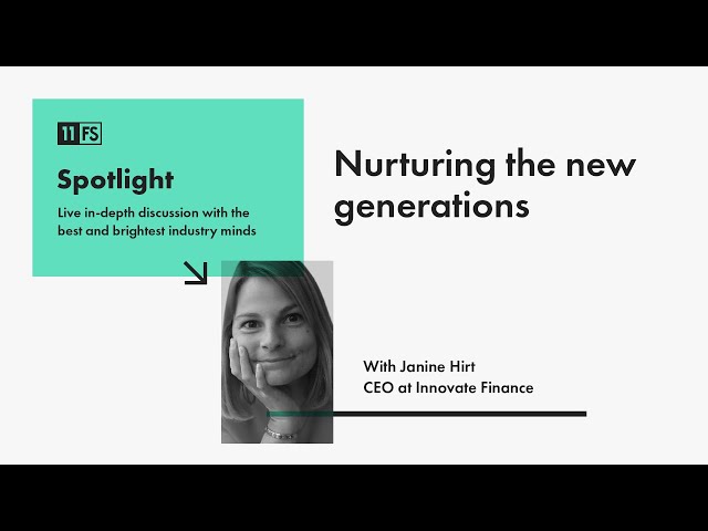 Janine Hirt, CEO of Innovate Finance, on supporting new talent in financial services | Spotlight