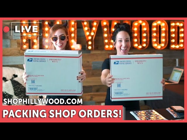 LIVE │ Packing Shop Orders!