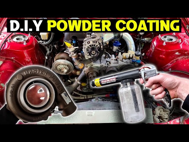 Powder Coating RX7 Parts!