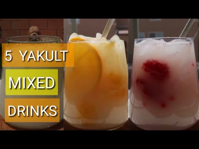 5 Yakult Mixed Drinks That You Can Try At Home | Easily