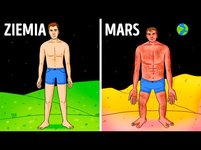 Oto jak wyglądałoby twoje ciało, gdybyś żył na innych planetach + inne wizje w 3D