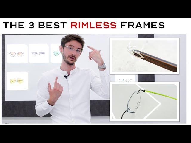 The 3 Best Rimless Glasses in 2021| How to wear rimless frames