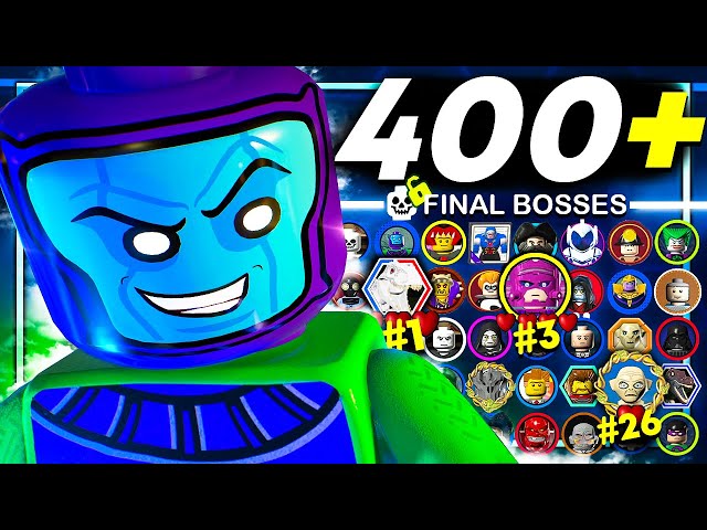 All LEGO Game FINAL Bosses Ranked from WORST To BEST