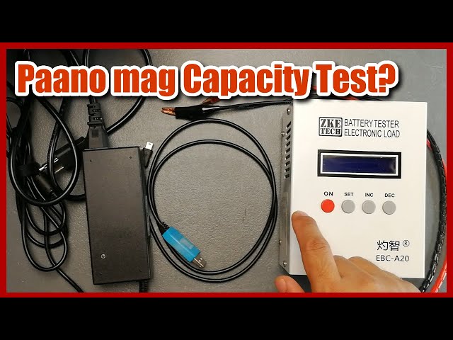 Paano mag Capacity Test using EBC-A20 Battery Tester?