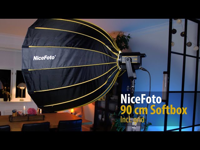 Amazing cheaper 90cm SOFTBOX NiceFoto (review)