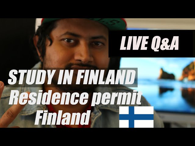 Live Q&A | Residence Permit Finland | Study in Finland (English)