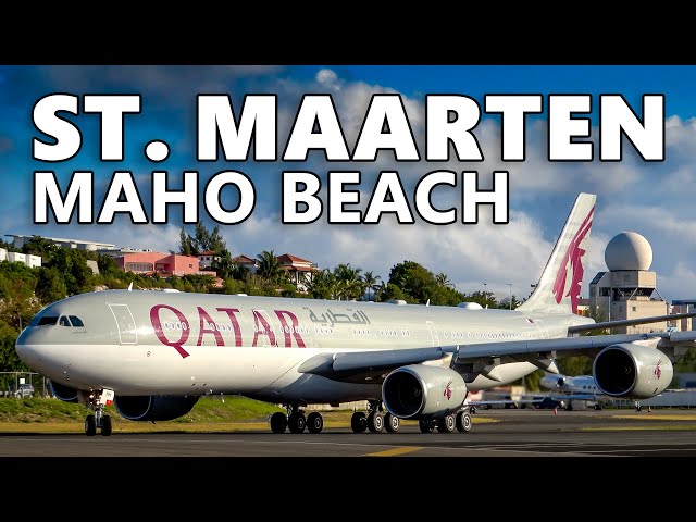 CRAZY Plane Spotting in ST. MAARTEN! Princess Juliana International Airport (4K)