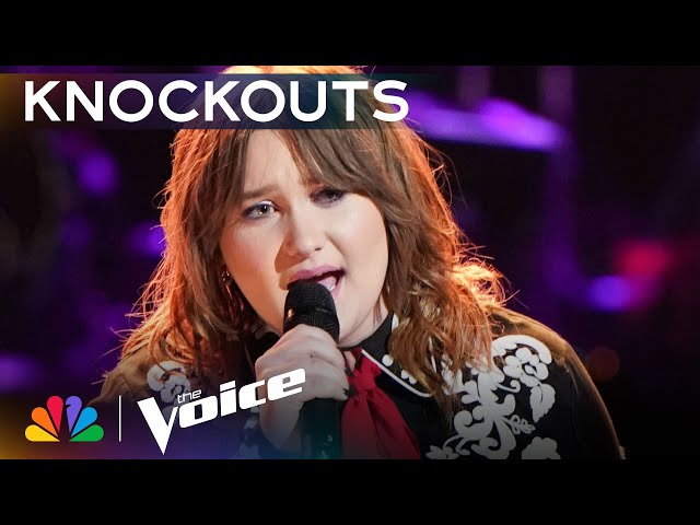 Ruby Leigh Is Spectacular Performing "Blue" by LeAnn Rimes | The Voice Knockouts | NBC