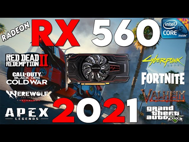 RX 560 Test In 8 Games In 2021 | i5 4590