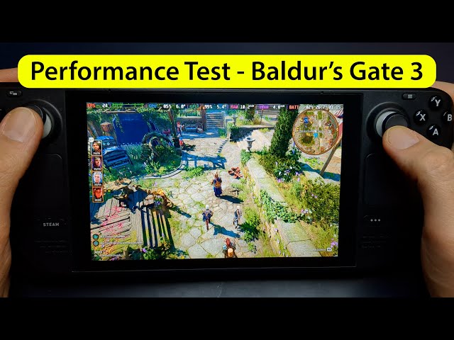 Baldur’s Gate 3 | Steam Deck Performance Test Act 3 (no spoilers) | Low vs Medium vs High vs Ultra