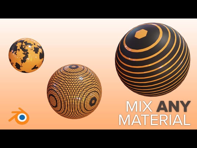 Mix ANY Material + Texture in Blender 3.0 (Quick Tutorial)