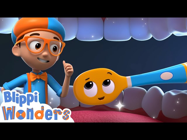 Toothbrush | Blippi Wonders | Learning Videos For Kids | Education Show For Toddlers