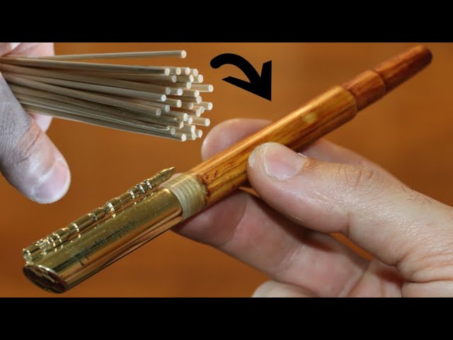 Making a Awesome Pen With Wooden stick .