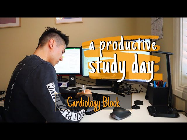 A Productive Study Day In Medical School | Cardiology Block
