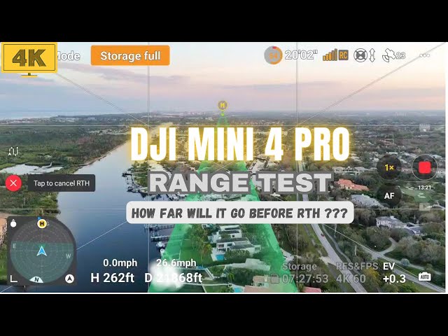 DJI Mini 4 Pro Range Test Over Beautiful South Florida Intracoastal Waterway  #djimini4pro #dji
