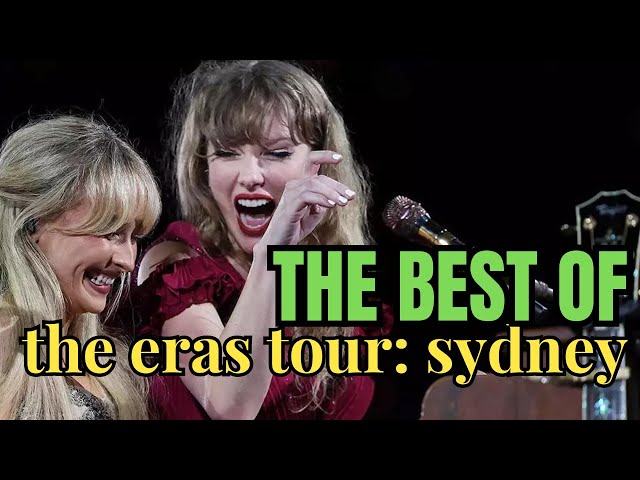 eras tour sydney HAD IT ALL with travis and WILD surprise song mashups | full recap