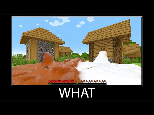 Minecraft wait what meme part 316 realistic minecraft chocolate and milk fluid