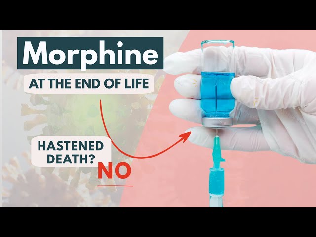 Does morphine hasten death? | End-of-life myths explained