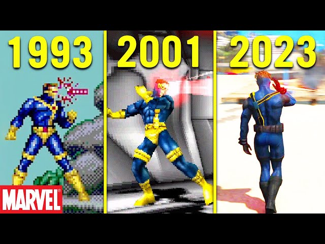 Evolution of Cyclops (X-Men Member) in Games (1989-2023)
