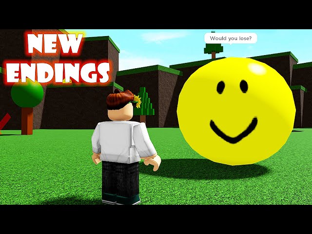 MOST RANDOM GAME ON ROBLOX *How to get ALL 3 NEW Endings and Badges* Roblox