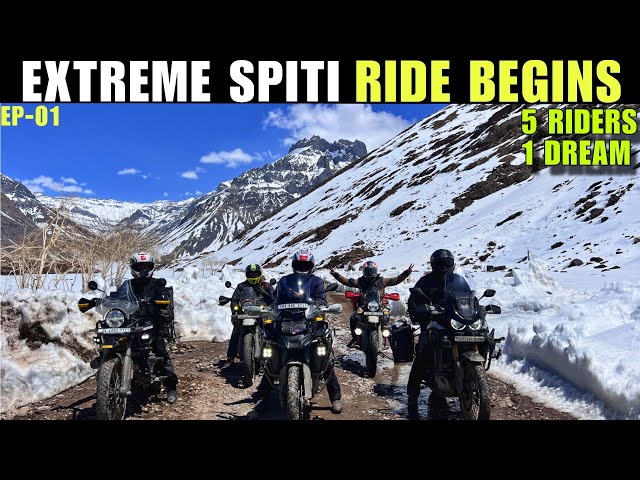 Winter Spiti Ride 2024 Begins | 3 Himlayan 450 | BMW F 850 GSA | Africa Twin |EP-01 Delhi To Rampur