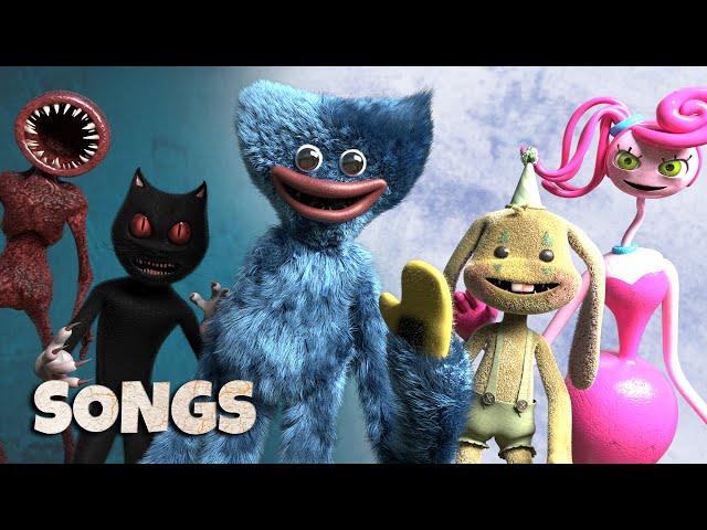 🎵 The Best of horror creatures: Huggy Wuggy, Rainbow Friends, Cartoon cat, Doors and others