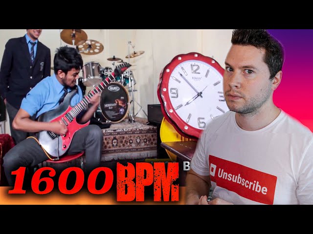The Fastest Guitar Player in the World is UNBELIEVABLE