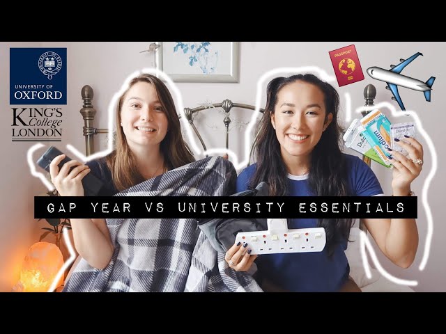 gap year vs uni essentials || travelling and university tips || Oxford x KCL