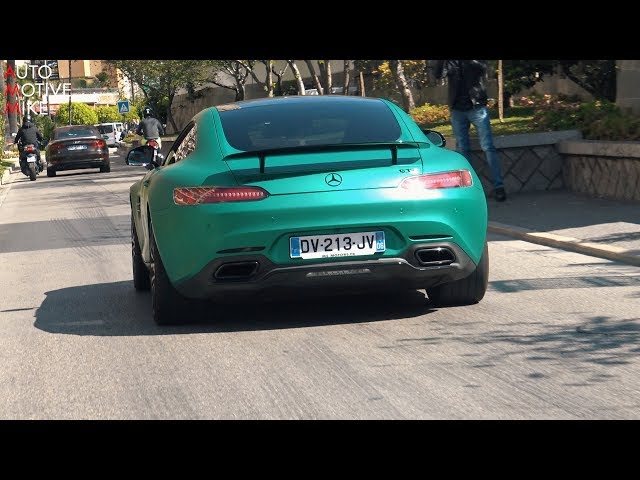MERCEDES-AMG GT & GT S LOUD REVS & ACCELERATIONS in Monaco