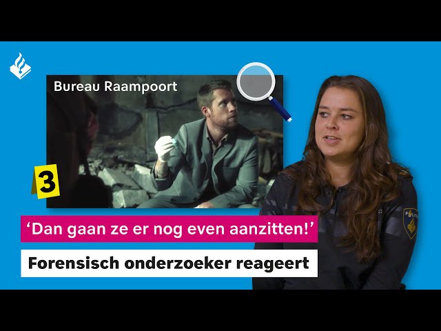 Forensic expert reacts to Dutch police tv shows | Politie op de Buis